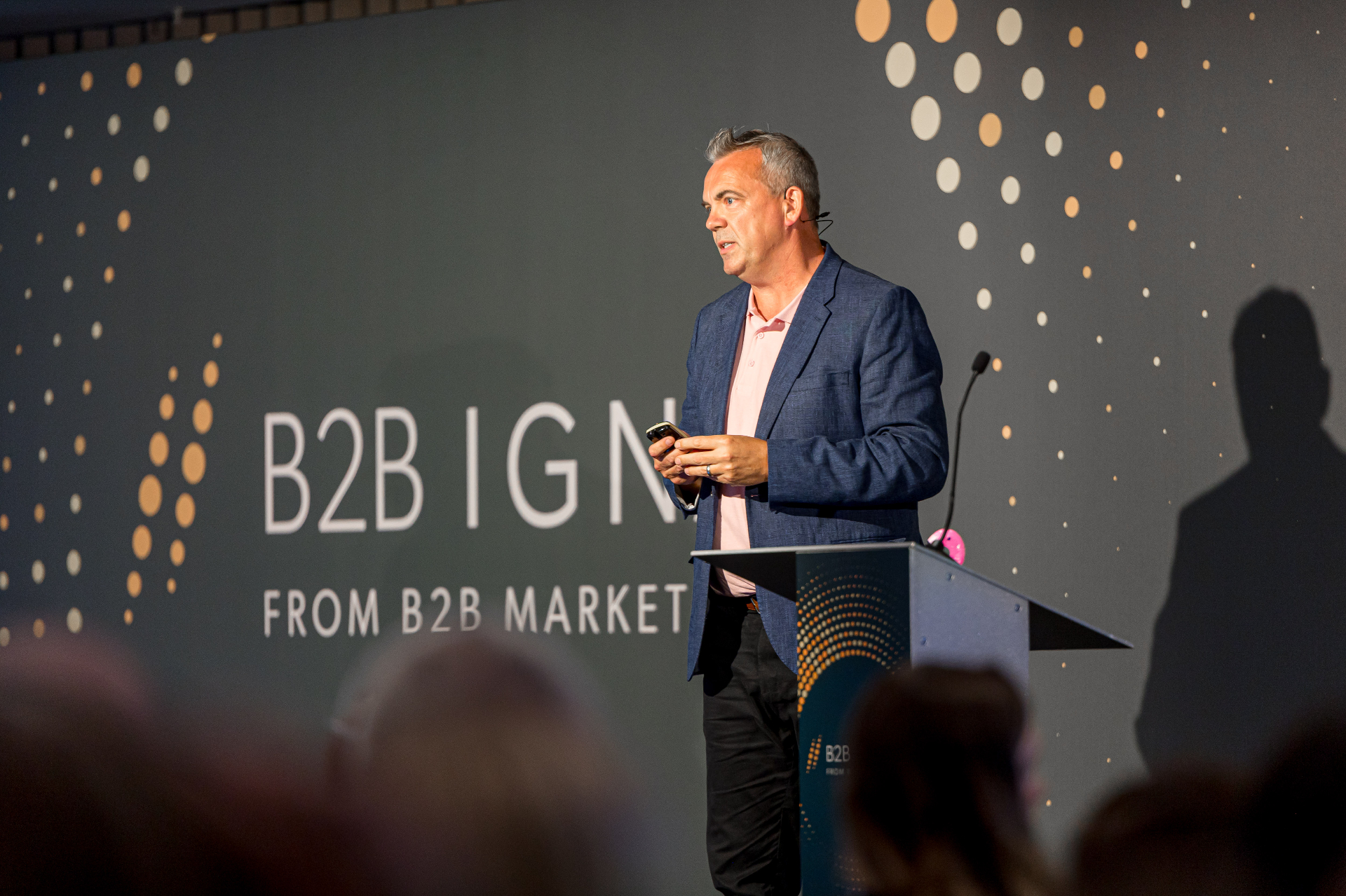 Steve Kemish keynoting at B2B Ignite